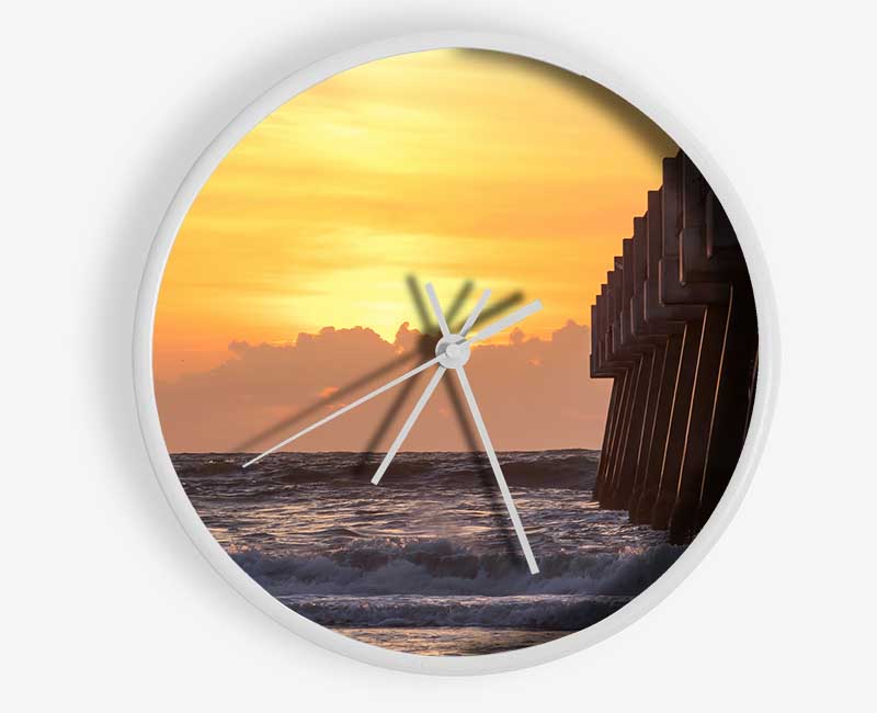 Mexican Sunset Clock - Wallart-Direct UK