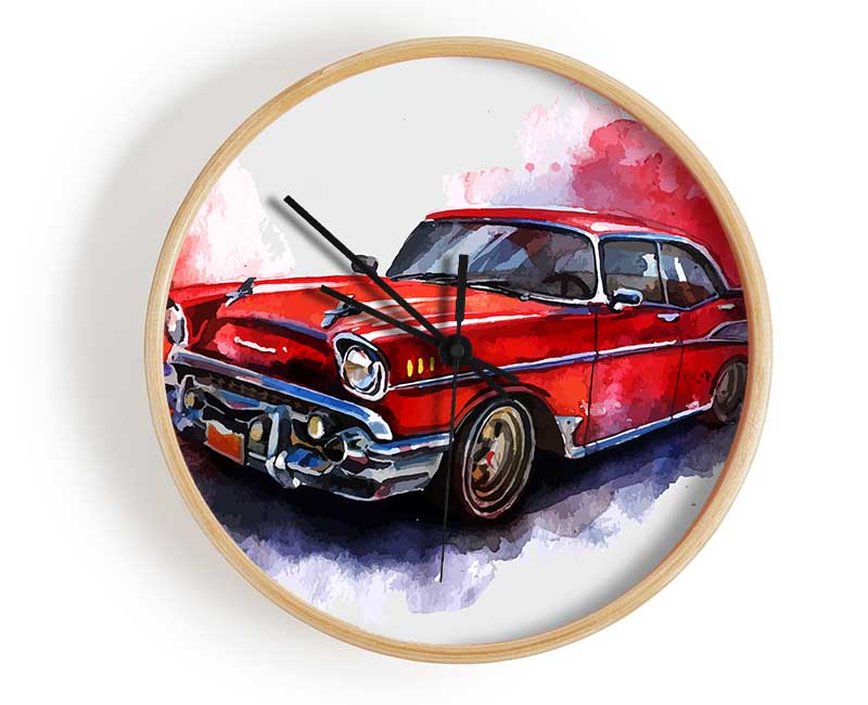 Chevrolet 1950's Classic Clock - Wallart-Direct UK