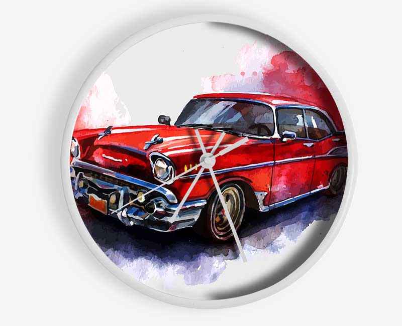 Chevrolet 1950's Classic Clock - Wallart-Direct UK