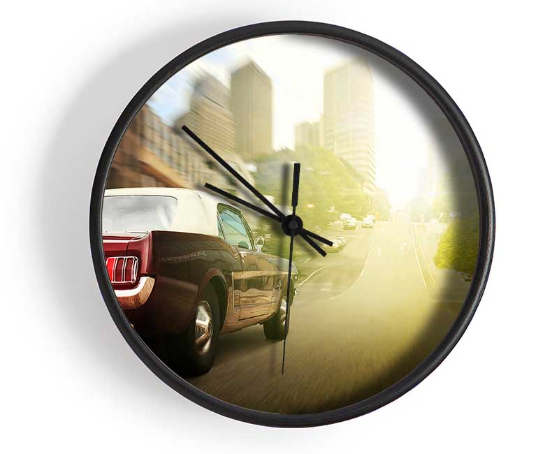 Mustang 16 Clock - Wallart-Direct UK