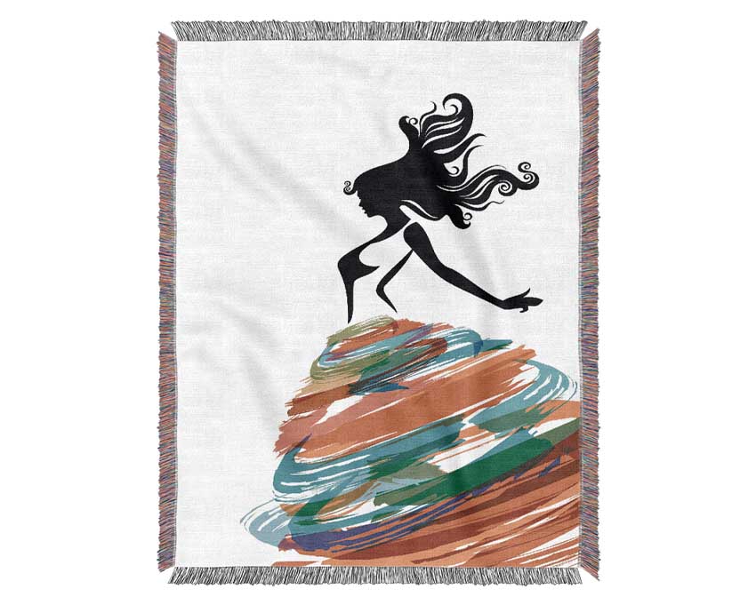 Rainbow Dancer Woven Blanket