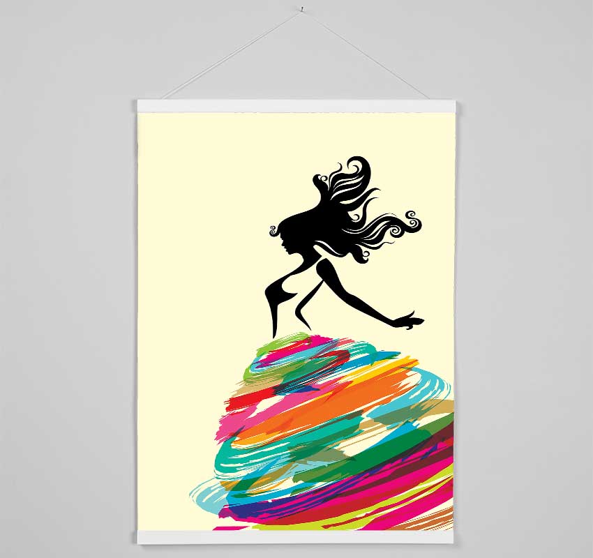 Rainbow Dancer Hanging Poster - Wallart-Direct UK