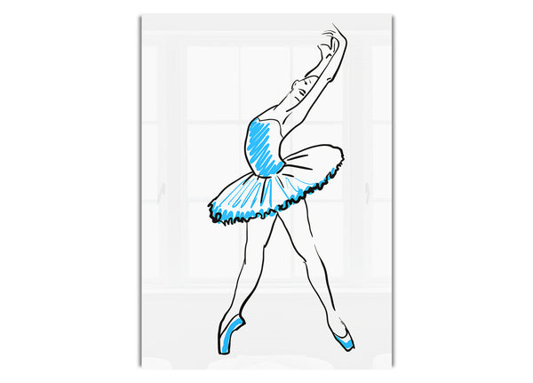 Blaue Ballerina 1