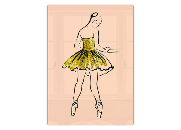 Golden Pink Ballerina 2