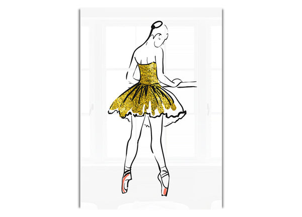 Golden Pink Ballerina 3