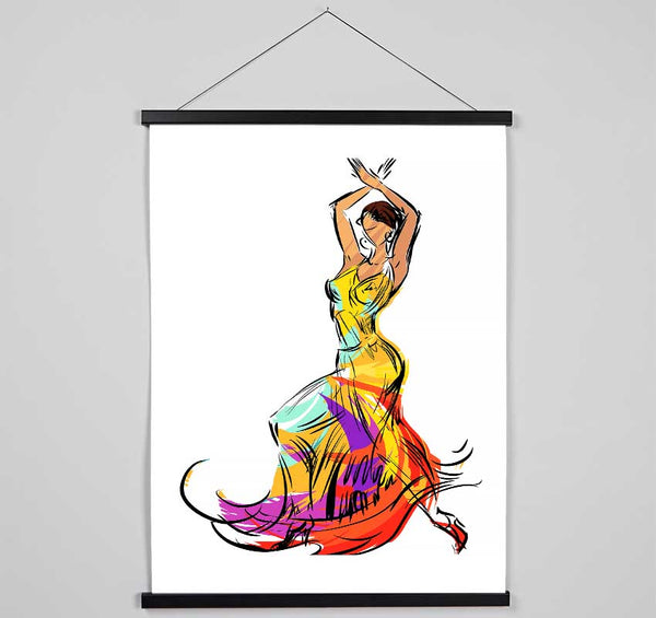 Flamenco 13 Hanging Poster - Wallart-Direct UK