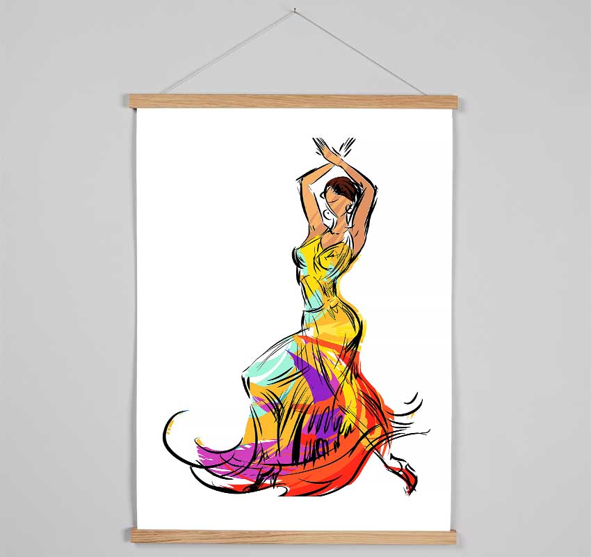 Flamenco 13 Hanging Poster - Wallart-Direct UK