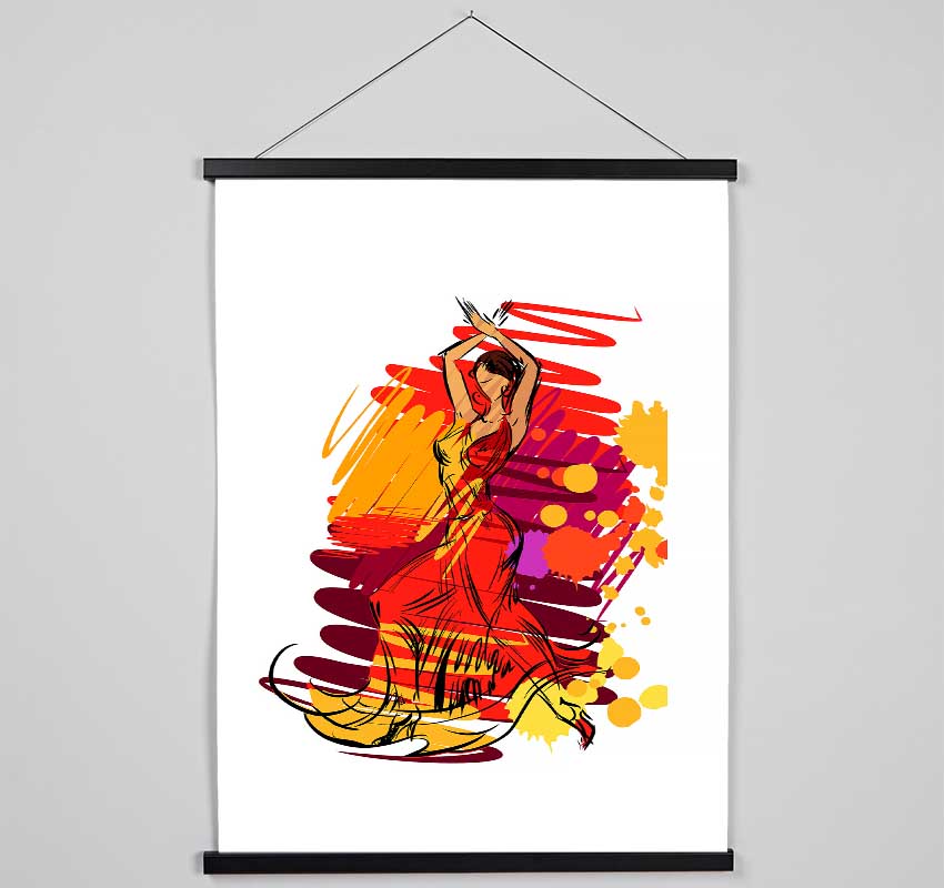 Flamenco 14 Hanging Poster - Wallart-Direct UK