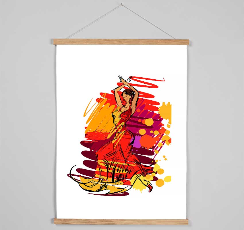 Flamenco 14 Hanging Poster - Wallart-Direct UK