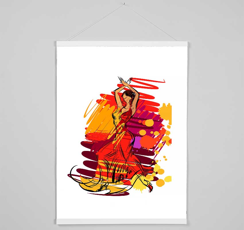 Flamenco 14 Hanging Poster - Wallart-Direct UK