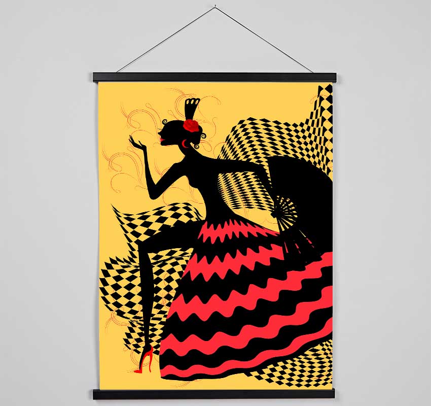 Flamenco 9 Hanging Poster - Wallart-Direct UK