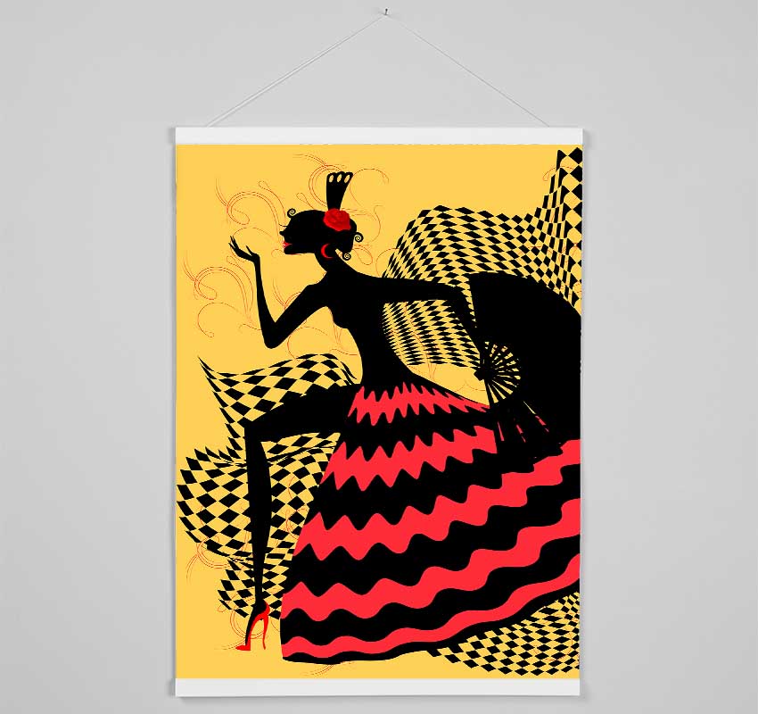 Flamenco 9 Hanging Poster - Wallart-Direct UK