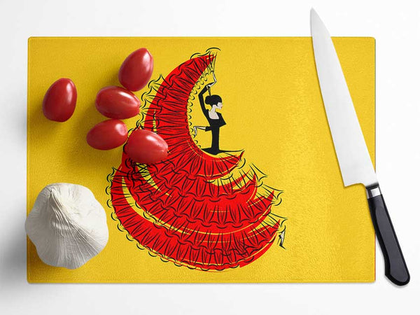 Flamenco 10 Glass Chopping Board