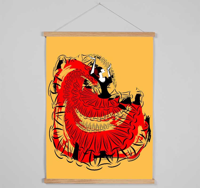 Flamenco 3 Hanging Poster - Wallart-Direct UK