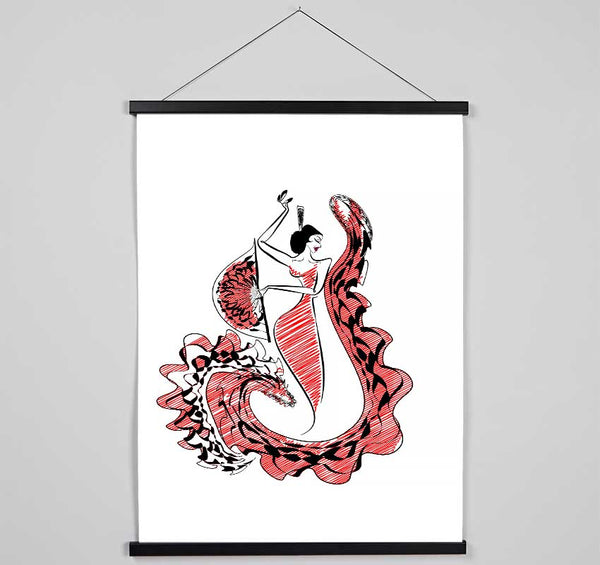 Flamenco 7 Hanging Poster - Wallart-Direct UK