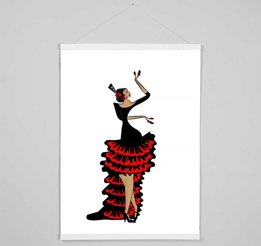 Flamenco 6 Hanging Poster - Wallart-Direct UK