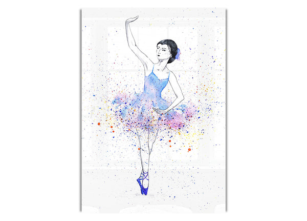 Blue Pink Ballerina 5