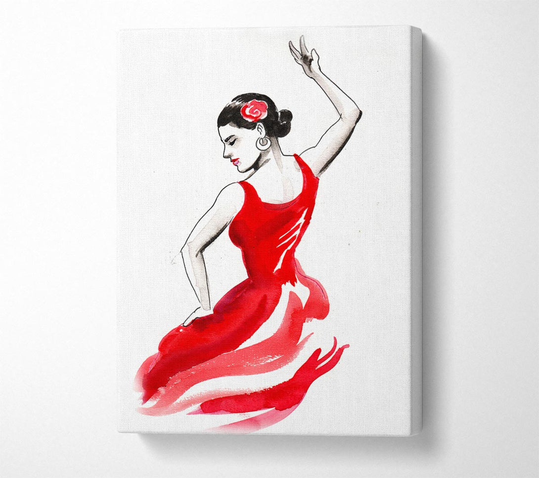 Picture of Flamenco 17 Canvas Print Wall Art