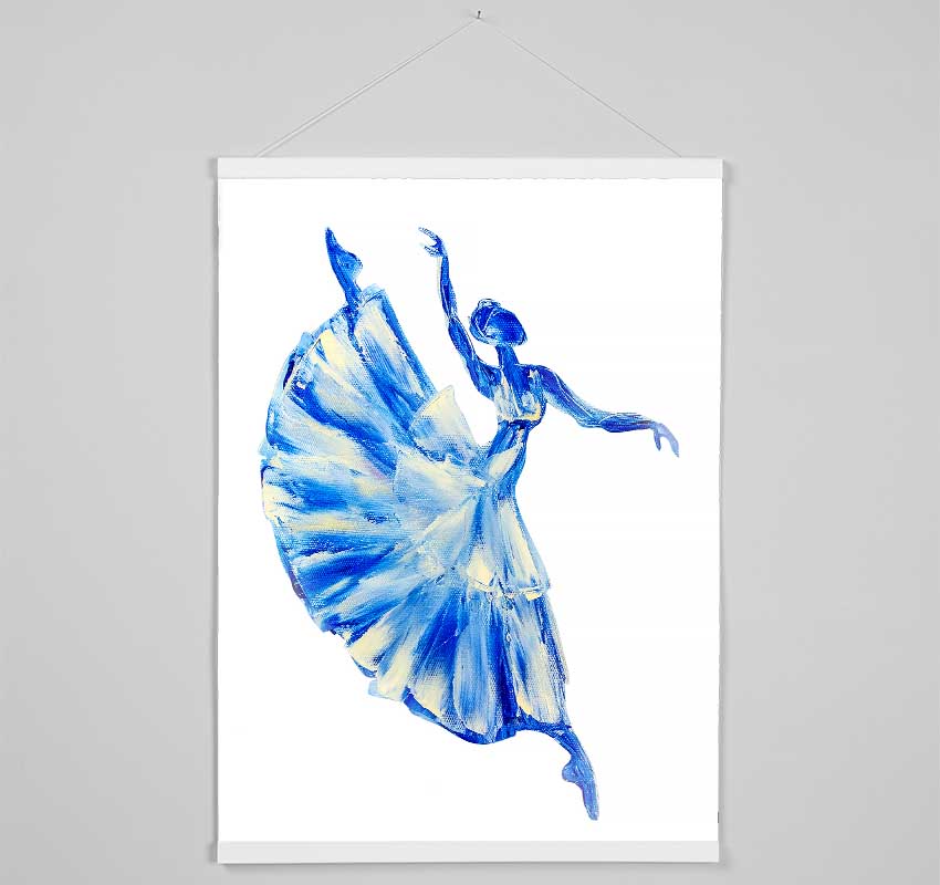 Blue Ballerina 11 Hanging Poster - Wallart-Direct UK