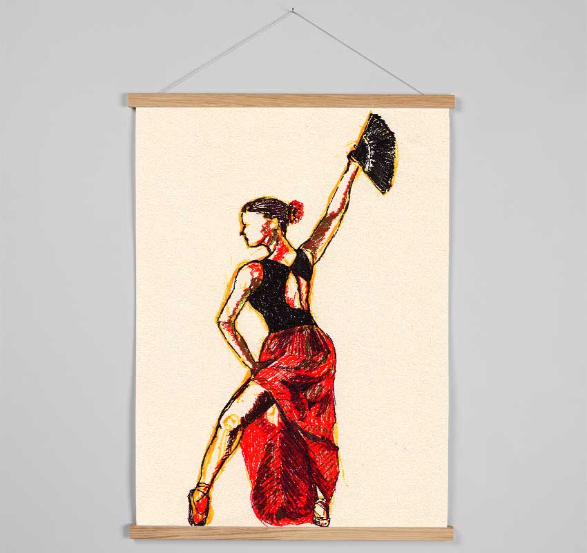 Flamenco 16 Hanging Poster - Wallart-Direct UK