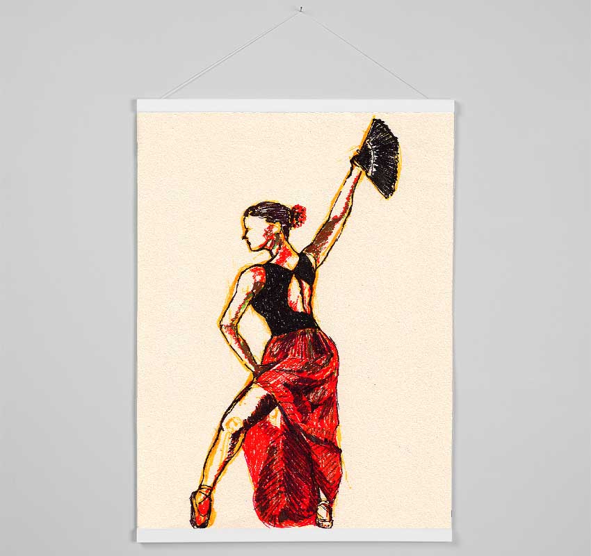 Flamenco 16 Hanging Poster - Wallart-Direct UK