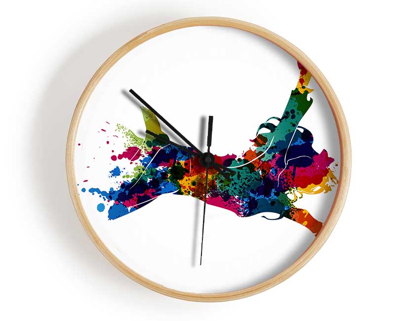 Contemporary Movement 12 Clock - Wallart-Direct UK