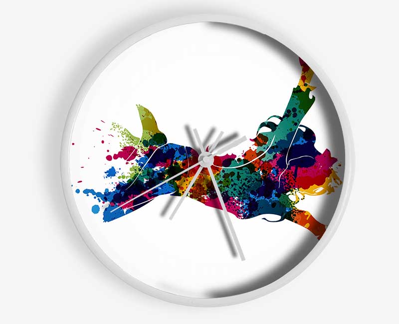 Contemporary Movement 12 Clock - Wallart-Direct UK