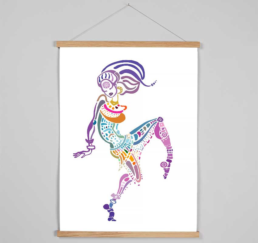 Contemporary Movement 6 Hanging Poster - Wallart-Direct UK