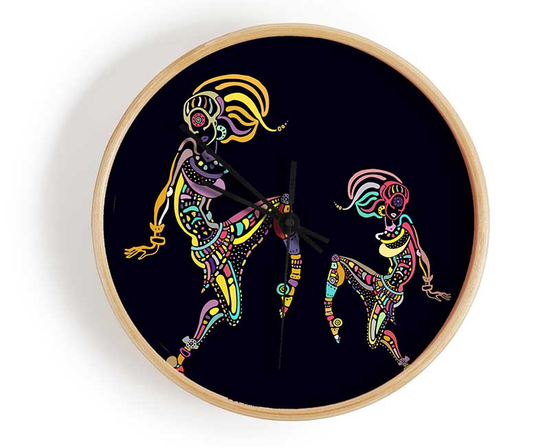 Contemporary Movement 16 Clock - Wallart-Direct UK