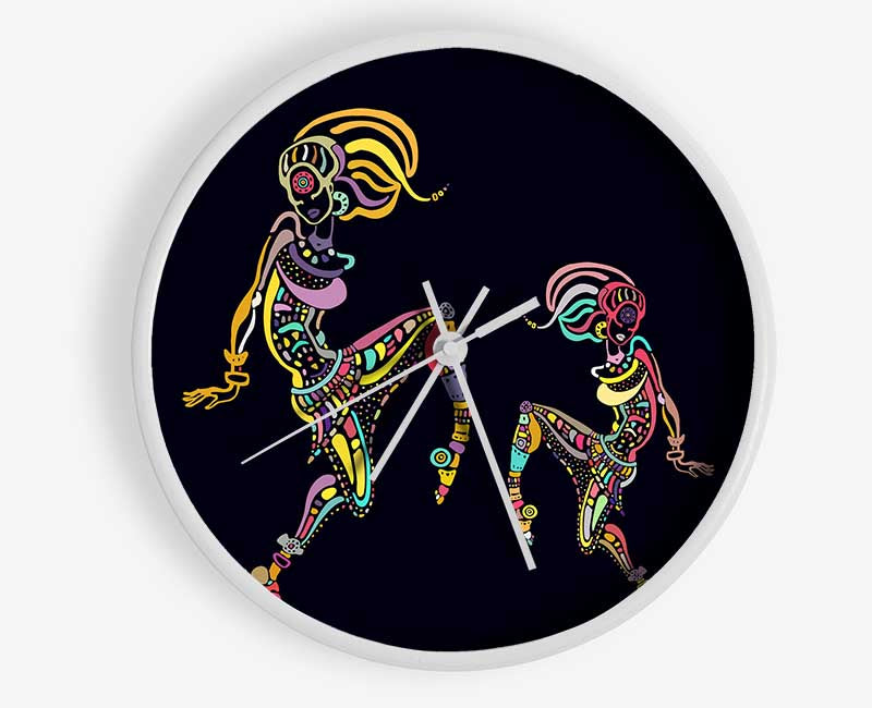 Contemporary Movement 16 Clock - Wallart-Direct UK