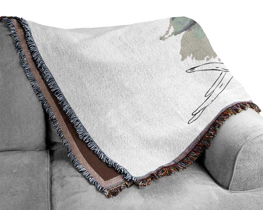 Sid The StagA Woven Blanket