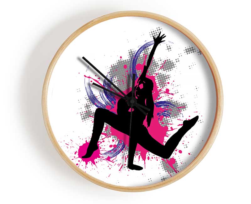 Break Dancing 2 Clock - Wallart-Direct UK