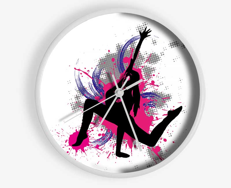 Break Dancing 2 Clock - Wallart-Direct UK