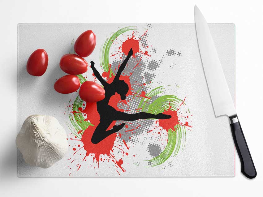 Modern 2 Glass Chopping Board