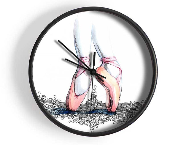 Ballerina Shoes 3 Clock - Wallart-Direct UK