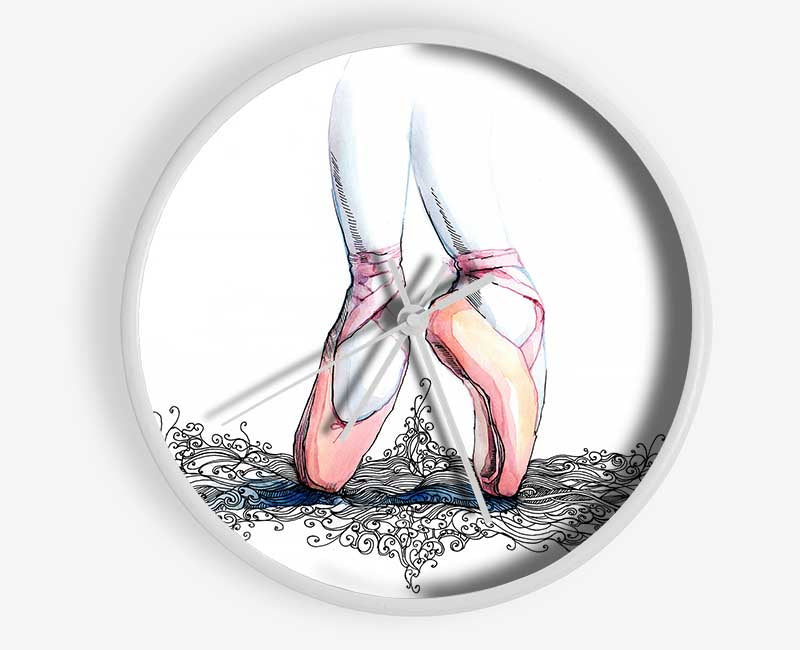 Ballerina Shoes 3 Clock - Wallart-Direct UK