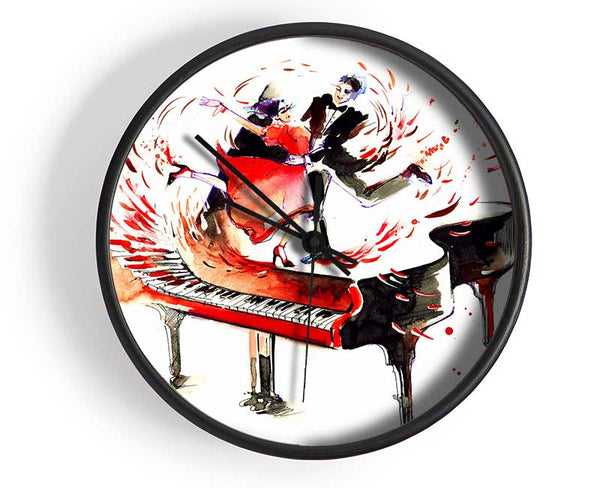 Music The Dance Of Live Clock - Wallart-Direct UK