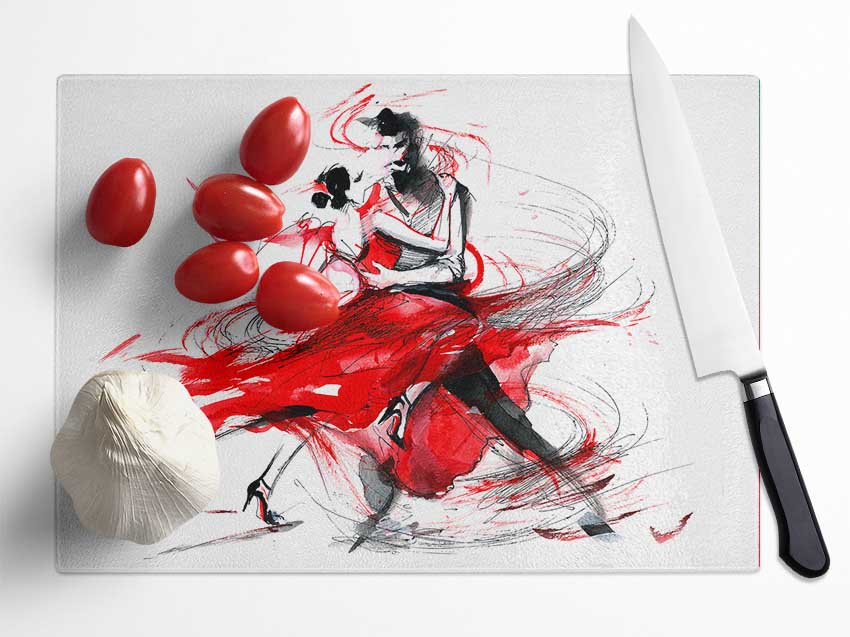 Flamenco 12 Glass Chopping Board