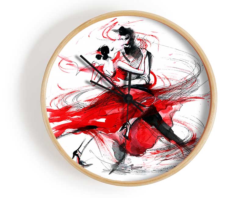 Flamenco 12 Clock - Wallart-Direct UK