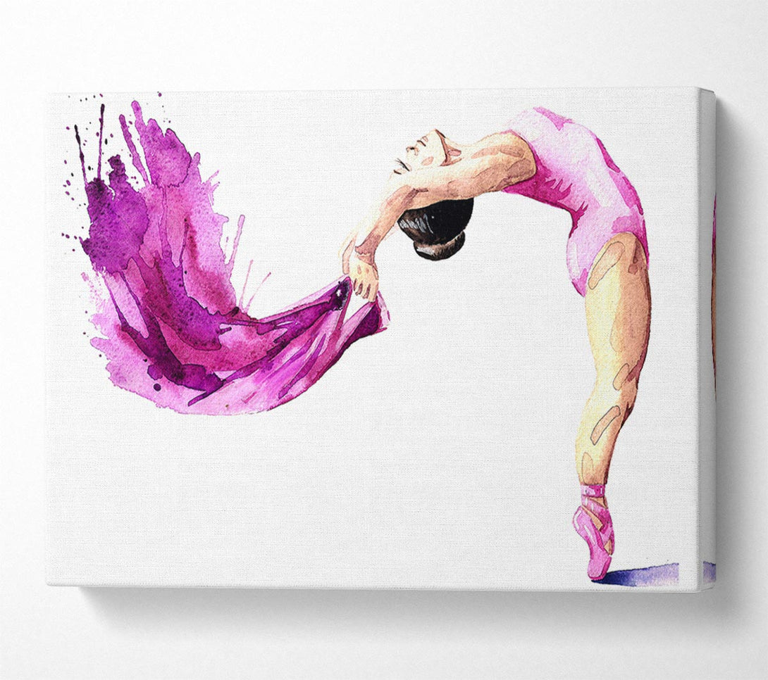 Picture of Pink Ballerina 2 Canvas Print Wall Art