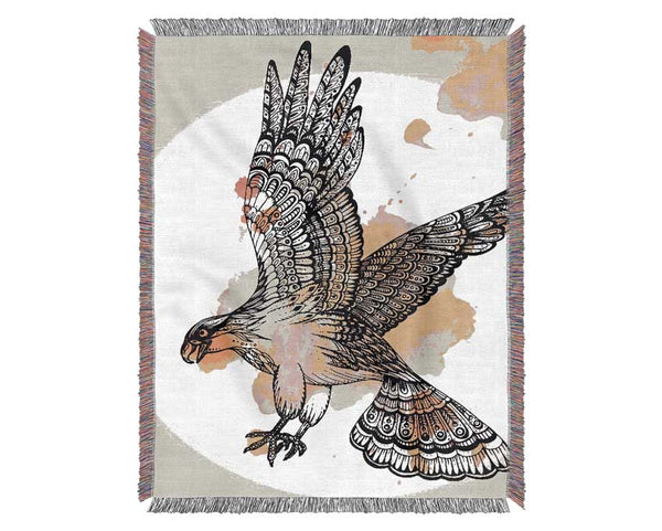 Indian Eagle Woven Blanket