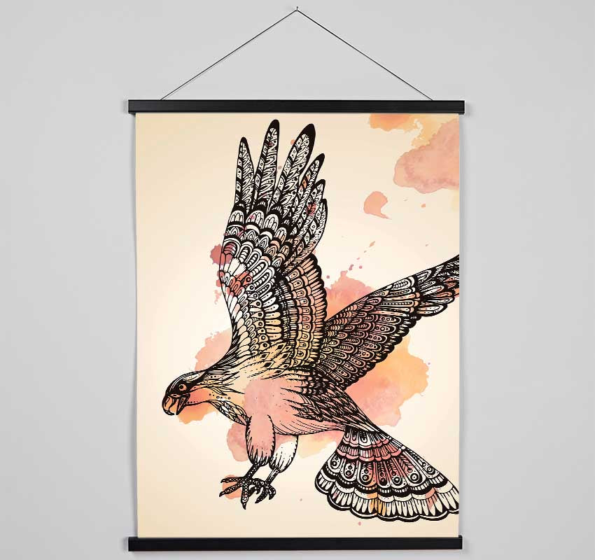 Indian Eagle Hanging Poster - Wallart-Direct UK