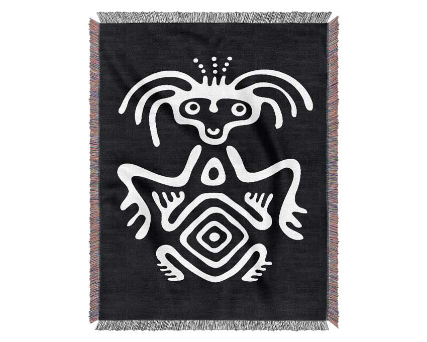 Mayan Art 2 Woven Blanket