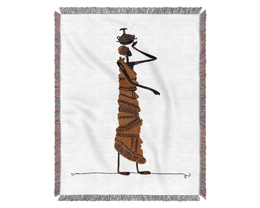 African Women 3 Woven Blanket