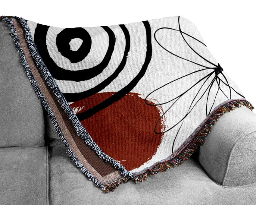 Symbol Of Time Woven Blanket