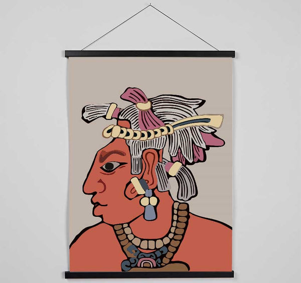 Mayan warrior Hanging Poster - Wallart-Direct UK