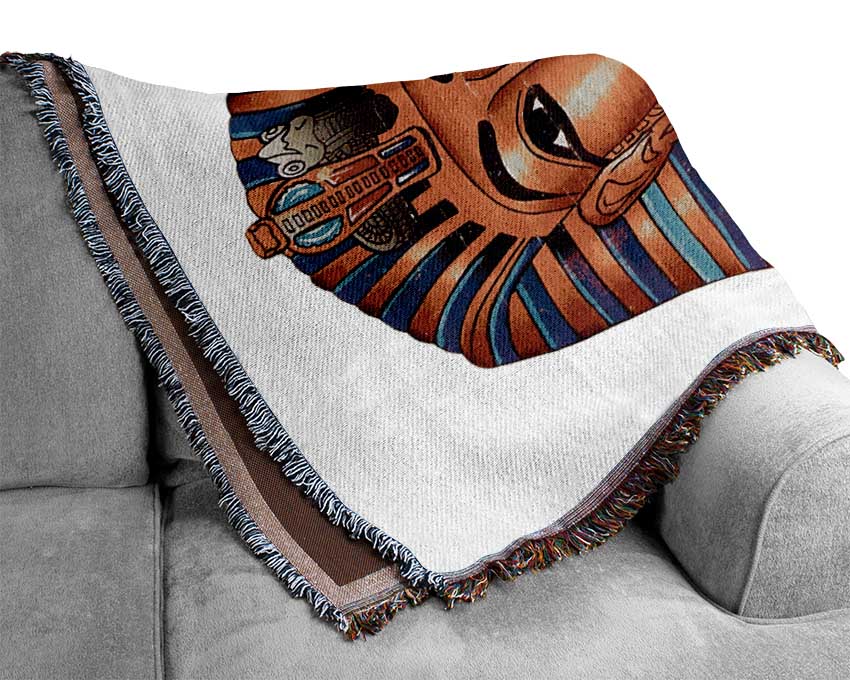 Egyptian King Tutankhamun Woven Blanket