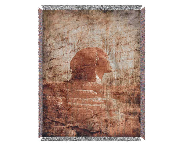 Egyptian Great Sphinx Of Giza 1 Woven Blanket