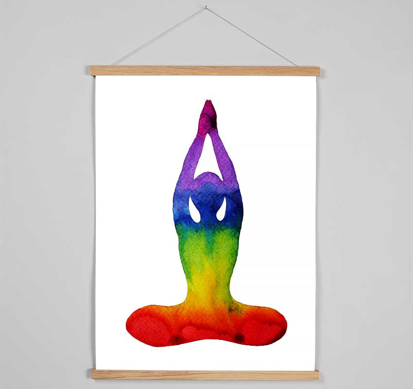 Chakra Colours 1 Hanging Poster - Wallart-Direct UK