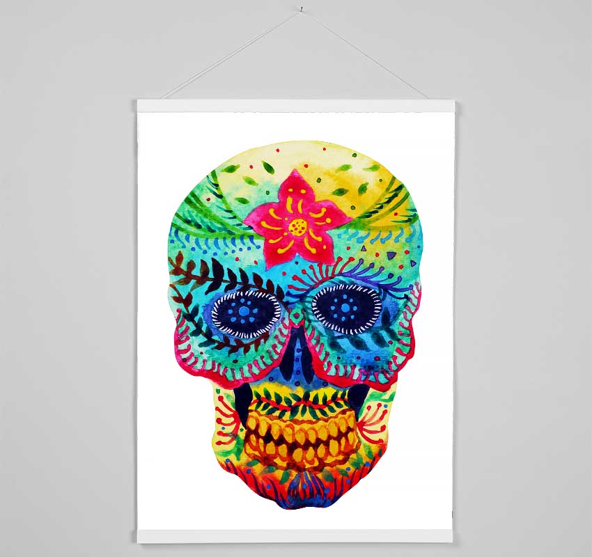 Mexican Skull 1 Hanging Poster - Wallart-Direct UK